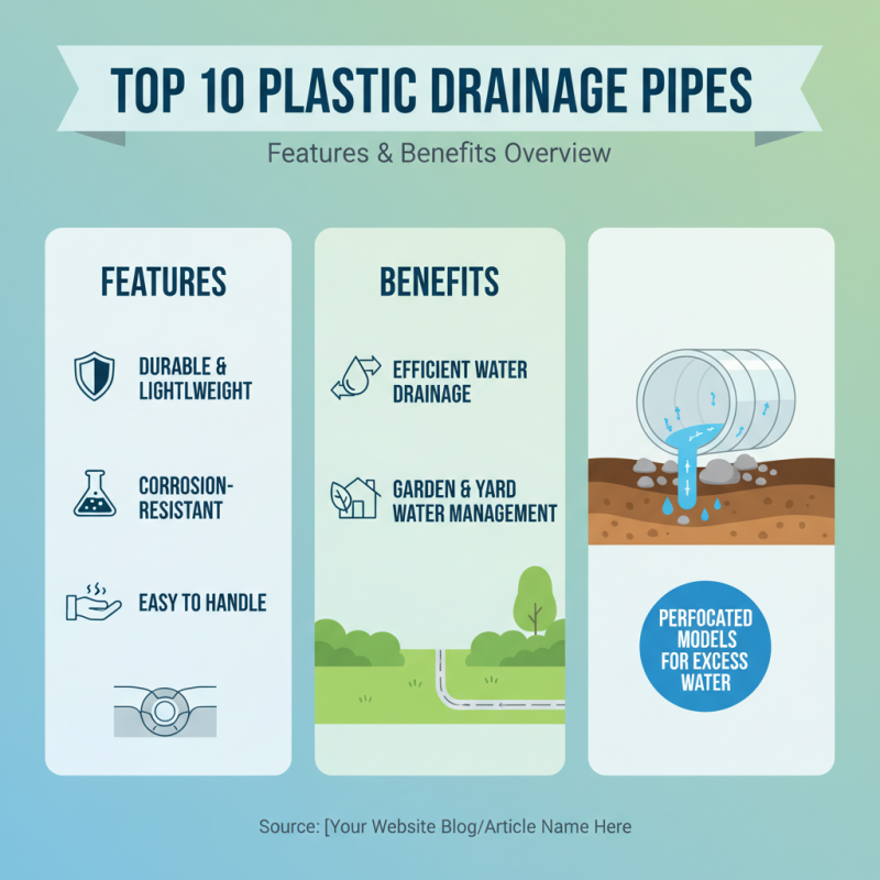 Top 10 Best Plastic Drainage Pipes for Home and Garden Use?