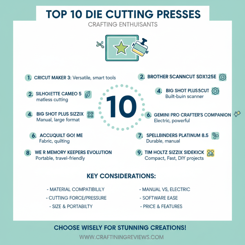 10 Best Die Cutting Presses for Your Crafting Needs?
