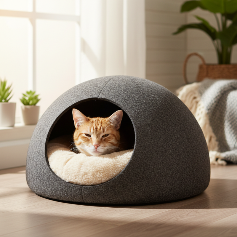 10 Лучших Закрытых Лежаков Для Кошек Какой Выбрать?