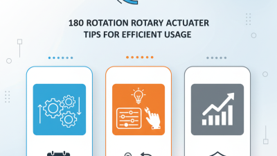 180 Rotation Rotary Actuator Tips for Efficient Usage?
