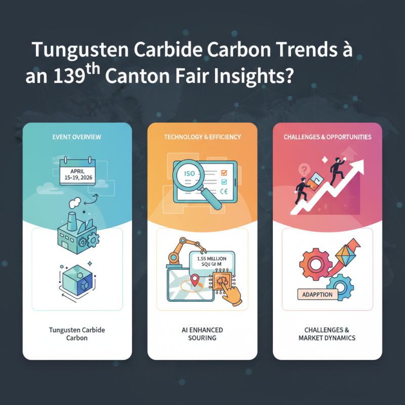 Tungsten Carbide Carbon Trends at 139th Canton Fair Insights?