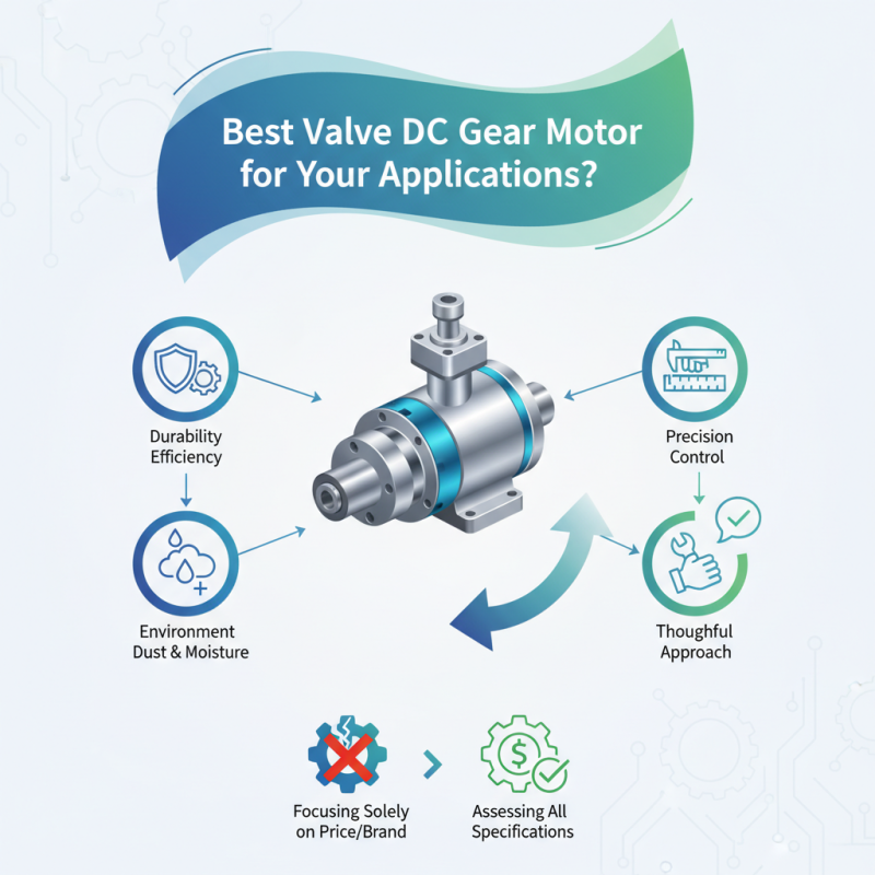 Best Valve DC Gear Motor for Your Applications?