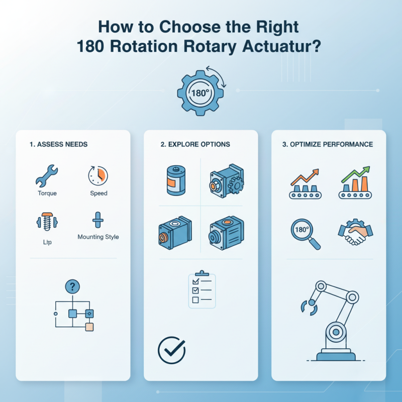 How to Choose the Right 180 Rotation Rotary Actuator?