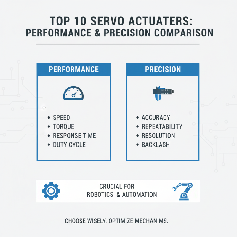 Top 10 Servo Actuators for Precision Control and Performance?