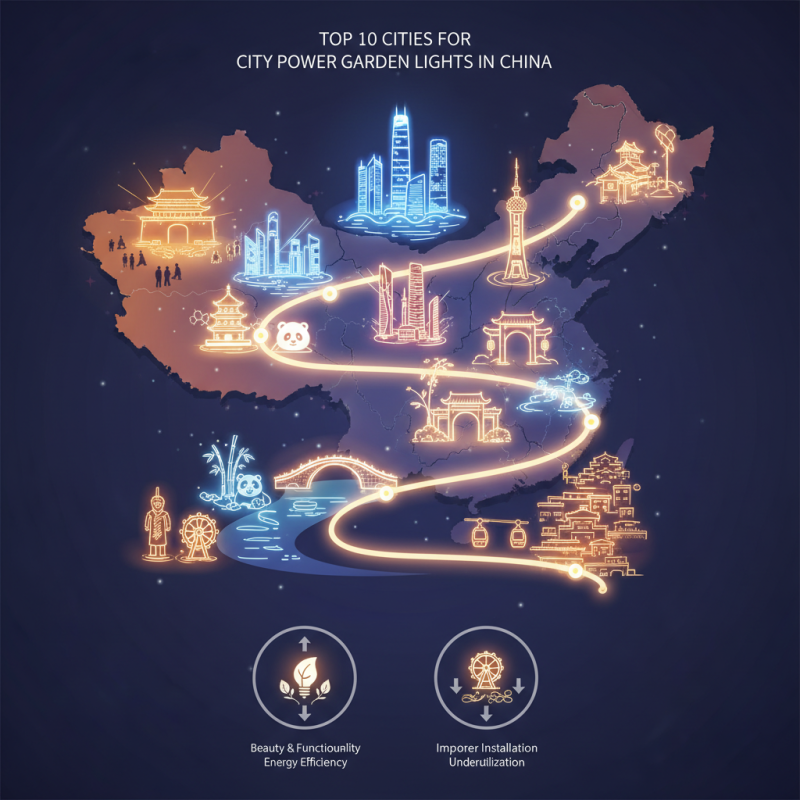 Top 10 Cities for Power Garden Lights in China?