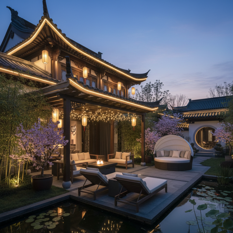 China Top Eave Lighting Ideas for Stunning Outdoor Spaces?