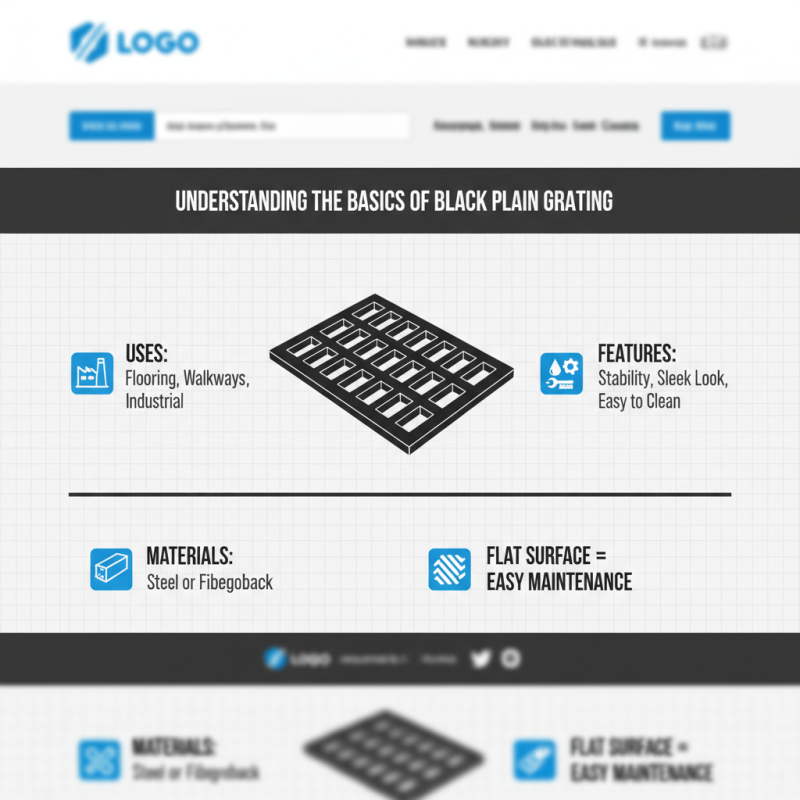 How to Choose the Best Black Plain Grating for Your Needs?
