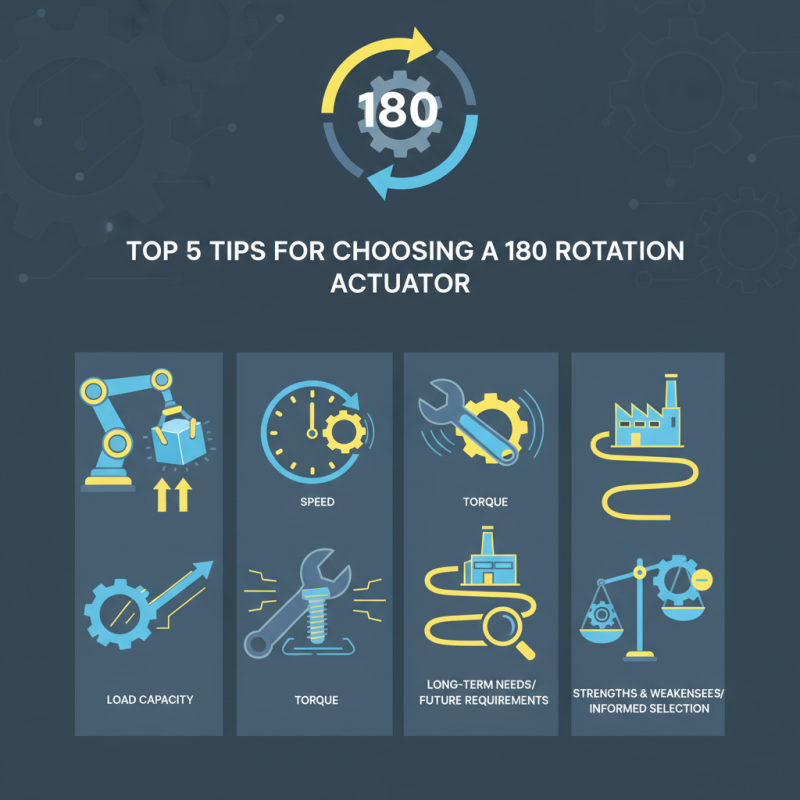 Top 5 Tips for Choosing a 180 Rotation Rotary Actuator?