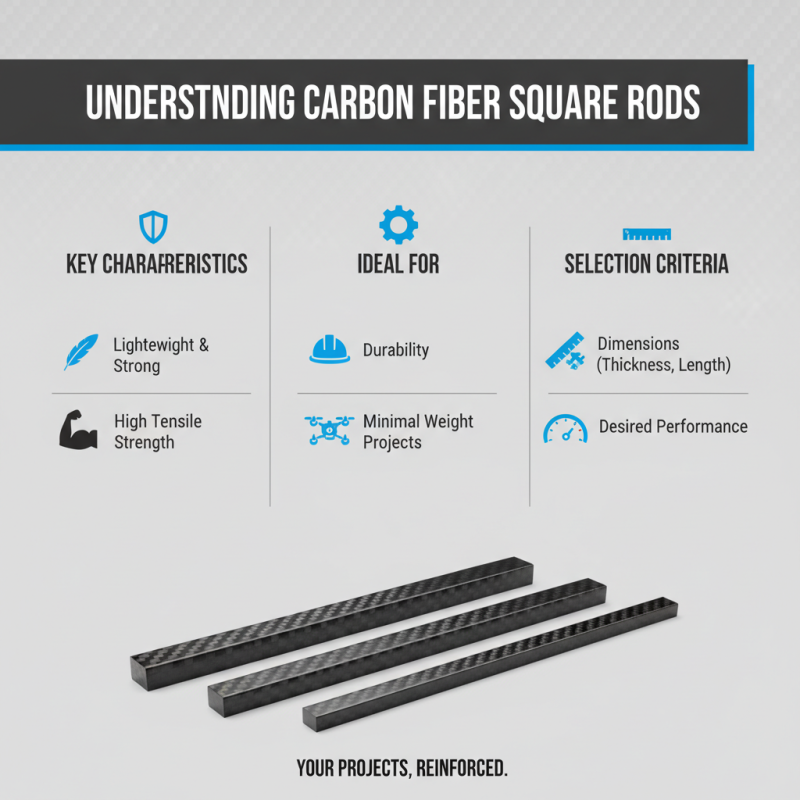 How to Choose the Right Carbon Fiber Square Rod for Your Project?