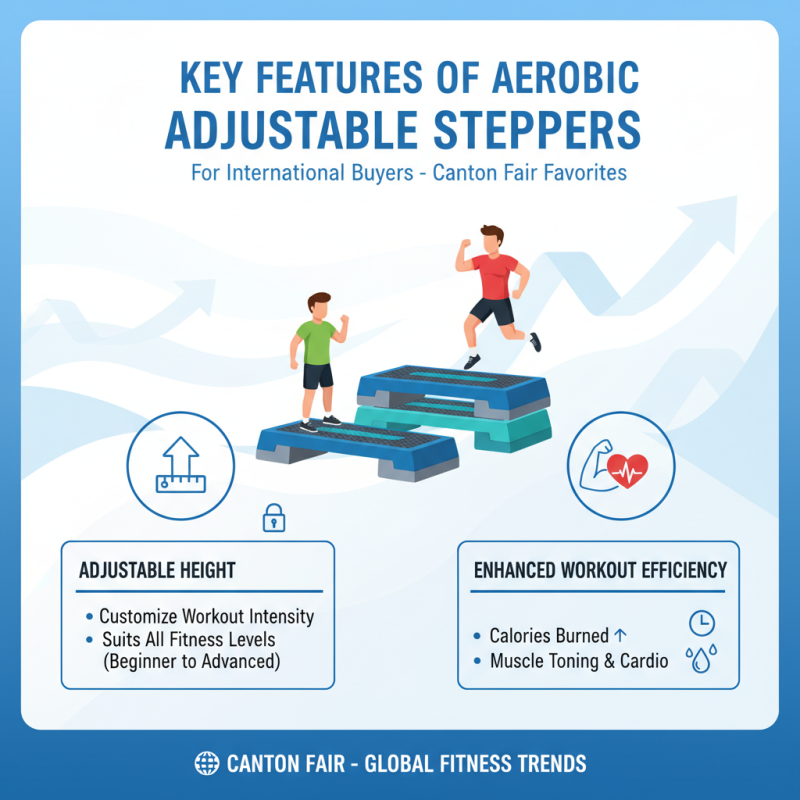 China Best Aerobic Adjustable Stepper for Global Buyers at Canton Fair?