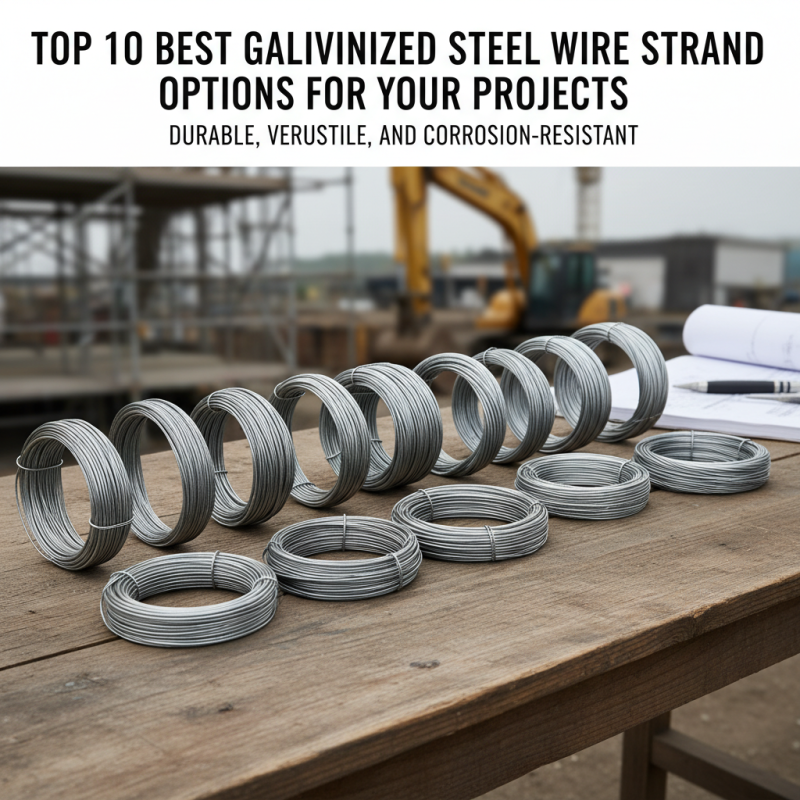 Top 10 Best Galvanized Steel Wire Strand Options for Your Projects?