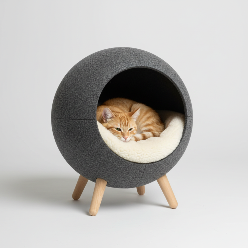 Что такое закрытые лежаки для кошек и как их выбрать?