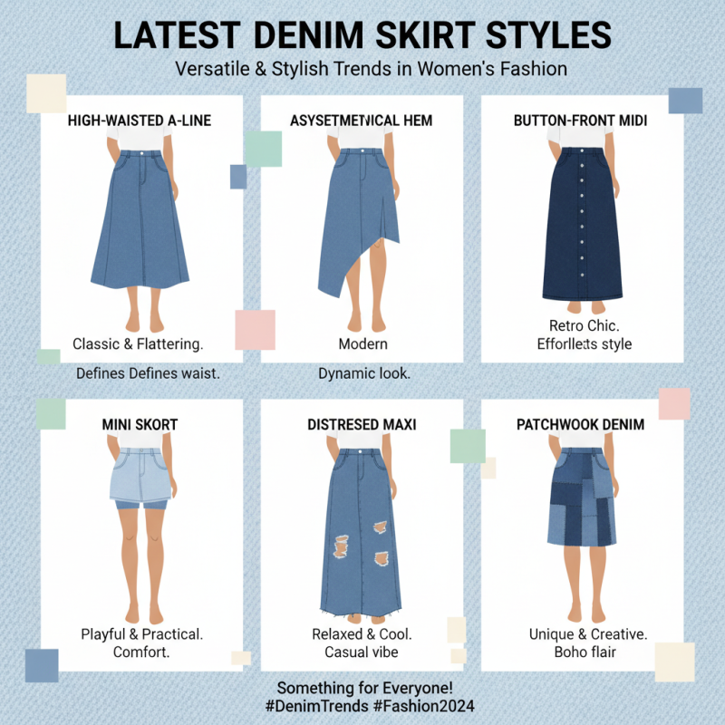 China Top 10 Denim Skirts Trends for Fashion Forward Women?