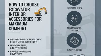 How to Choose Excavator Interior Accessories for Maximum Comfort?