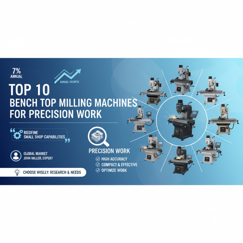Top 10 Bench Top Milling Machines for Precision Work?
