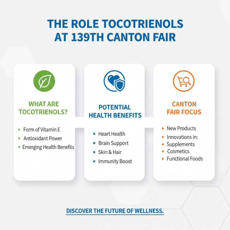 What are Tocotrienols and their role in the 139th Canton Fair?