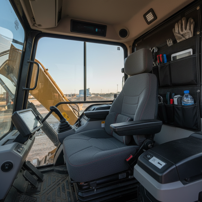 Top Excavator Interior Accessories for Enhanced Comfort?