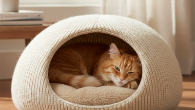 Зачем нужны закрытые лежаки для кошек?