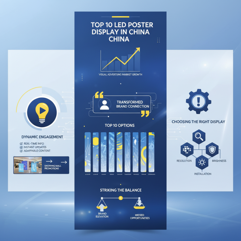Top 10 LED Poster Display Options in China for Your Business?