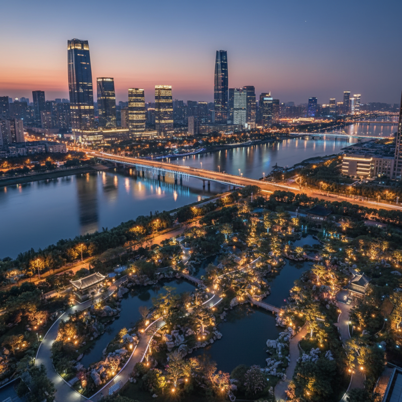 Top 10 Cities in China for Power Garden Lights?