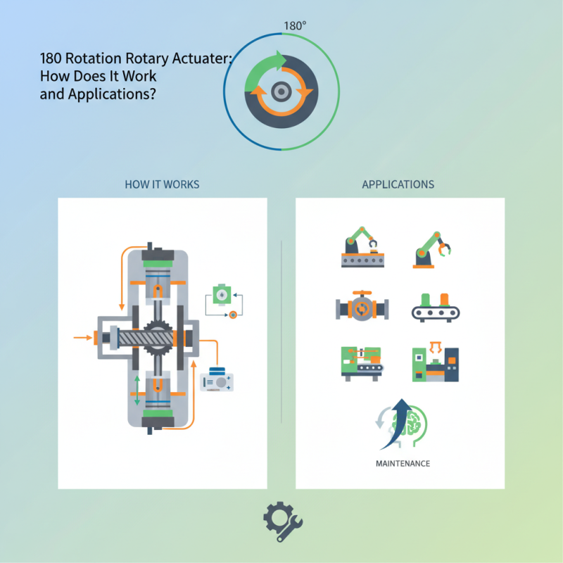 180 Rotation Rotary Actuator How Does It Work and Applications?