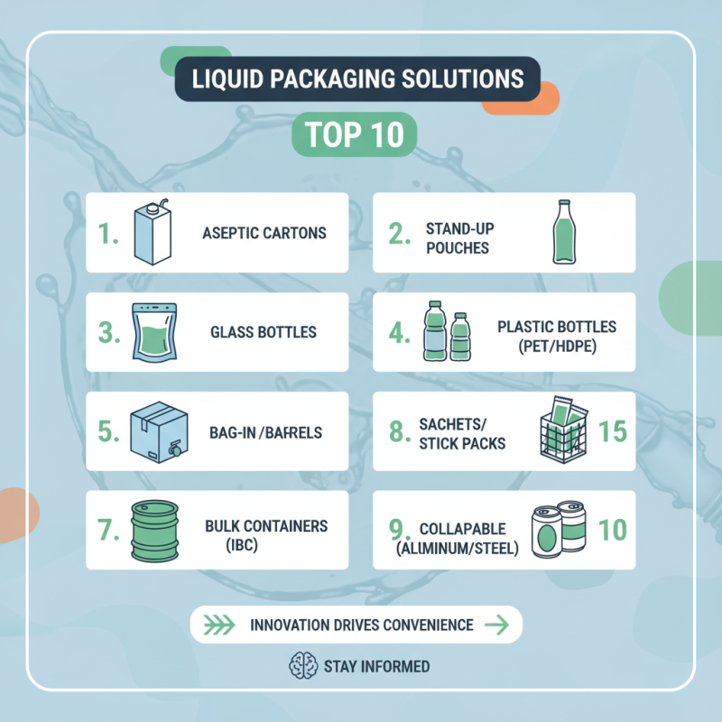 Top 10 Liquid Packaging Solutions You Should Know About?