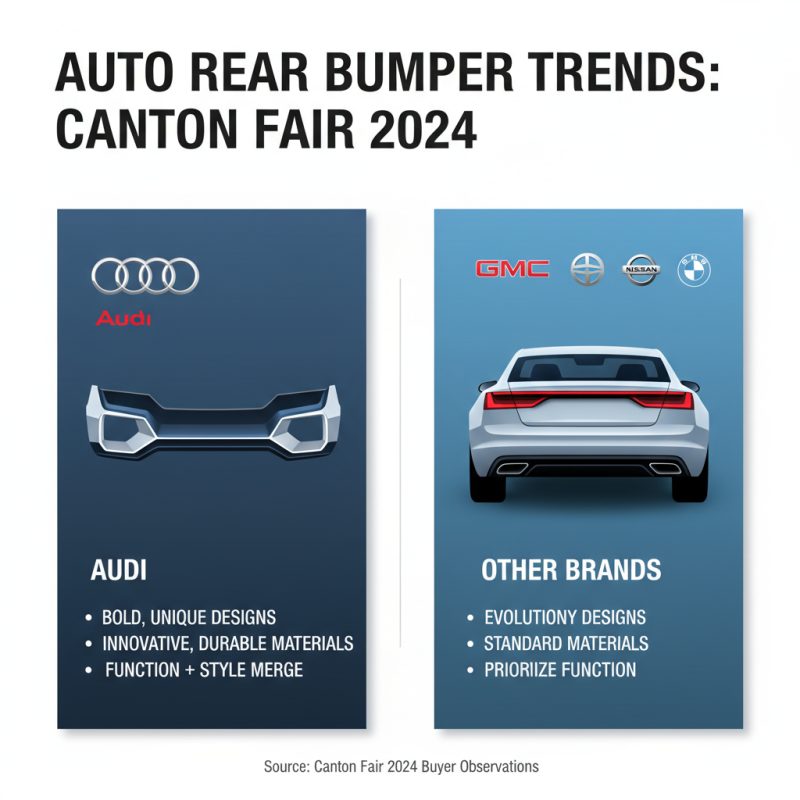 Top Audi Rear Bumper Trends at the 139th Canton Fair?