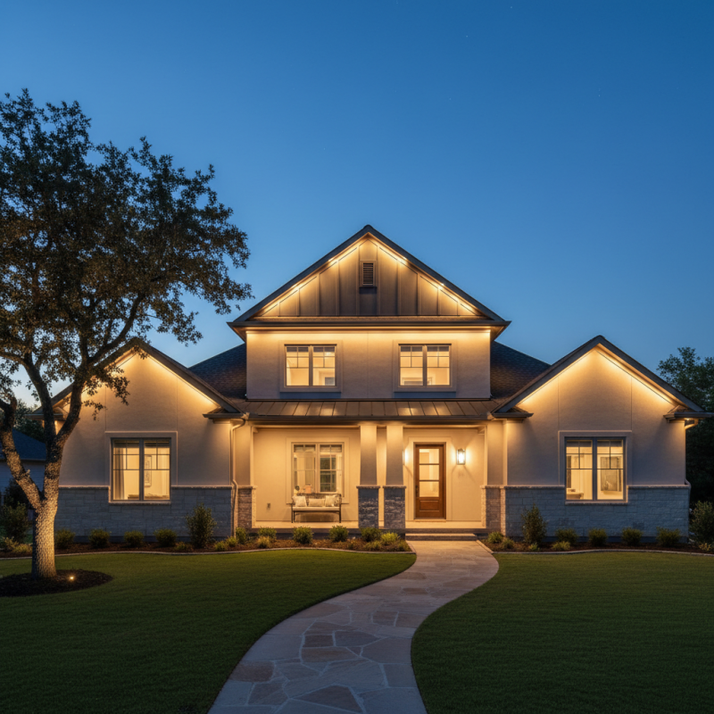 Eave Lighting Ideas to Enhance Your Home's Curb Appeal?