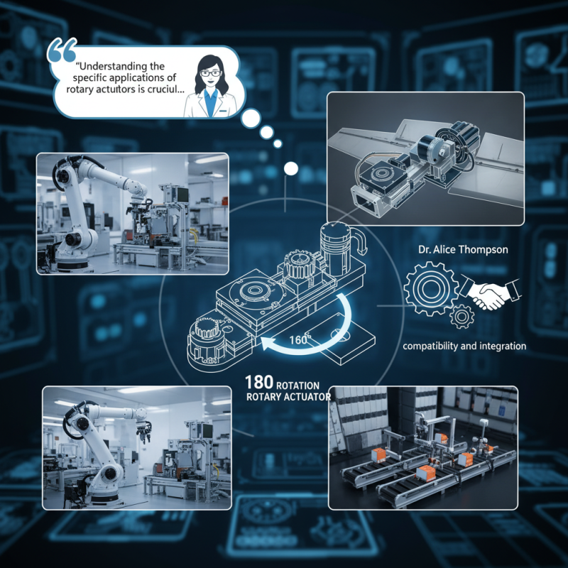 180 Rotation Rotary Actuator Types and Best Applications Explained?