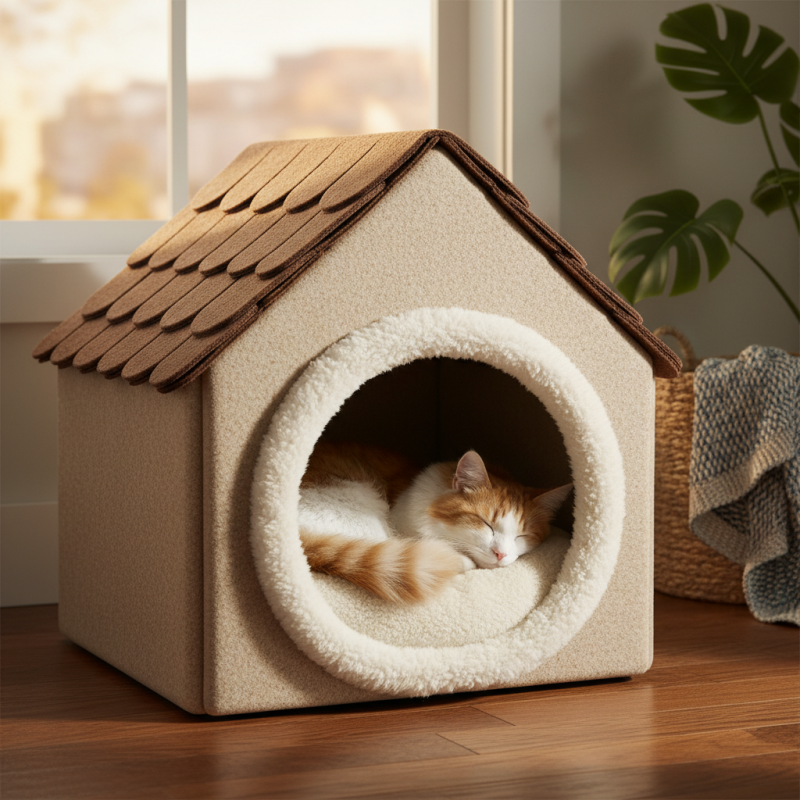 Закрытые лежаки для кошек как выбрать лучший вариант?