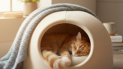 Почему закрытые лежаки для кошек лучше обычных?