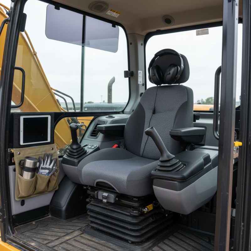 Essential Excavator Interior Accessories for Optimal Comfort?