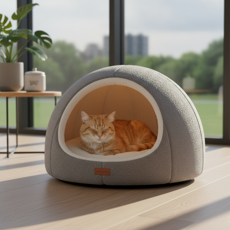 Закрытые лежаки для кошек, какие лучше выбрать в 2026 году?