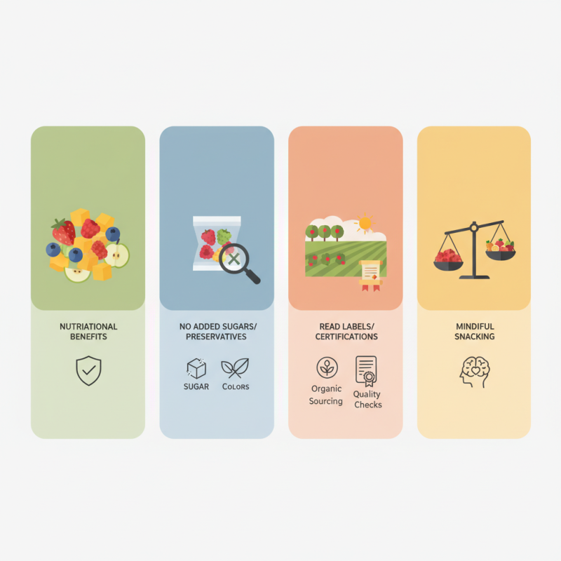 How to Choose Freeze Dried Fruits for Healthy Snacking?