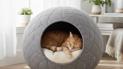 Почему кошкам нужны закрытые лежаки?