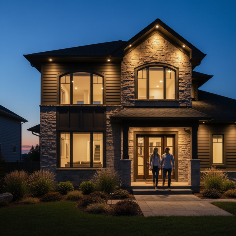 Why is Eave Lighting Important for Home Safety and Aesthetics?