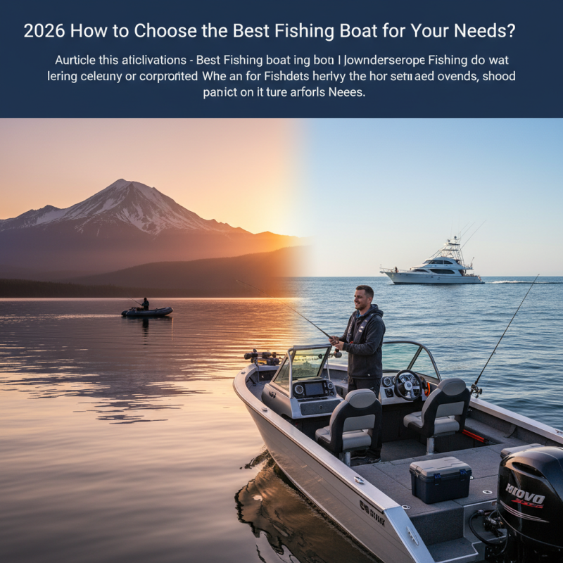 2026 How to Choose the Best Fishing Boat for Your Needs?