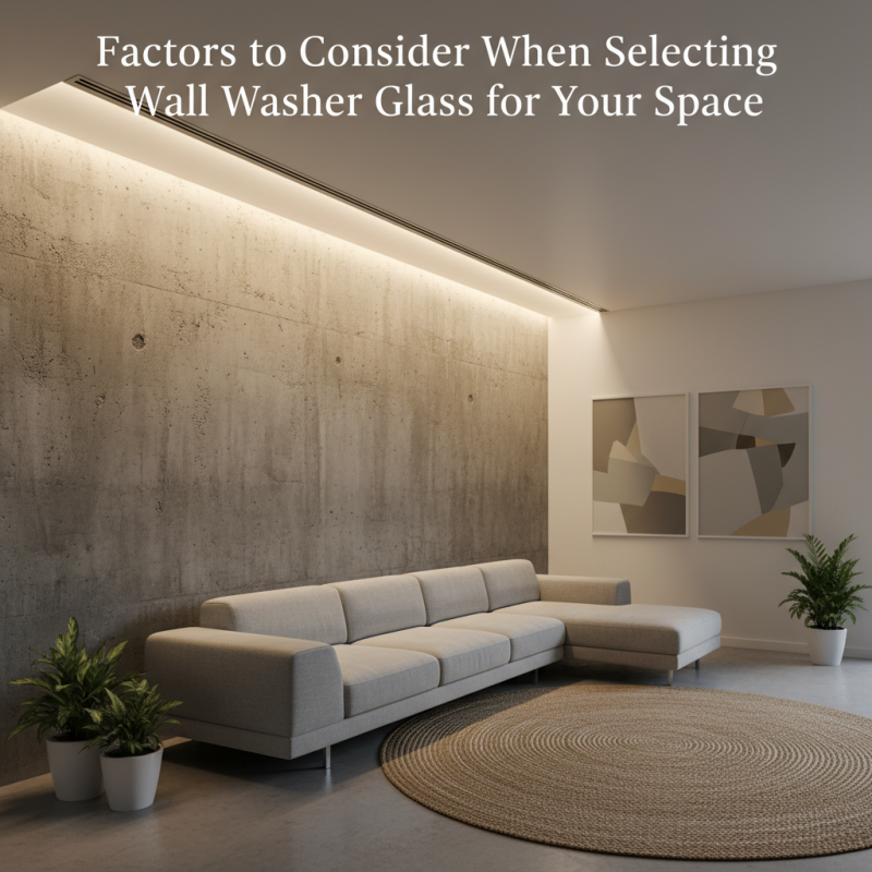 How to Choose the Best Wall Washer Glass for Your Space?