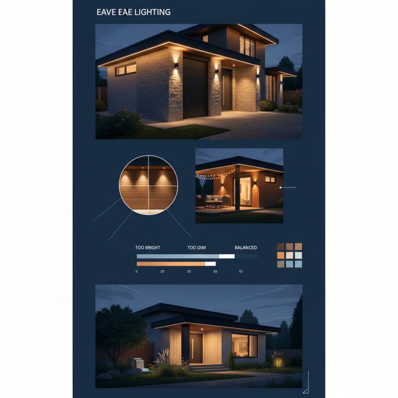 Eave Lighting Ideas for Stunning Home Exterior Design?