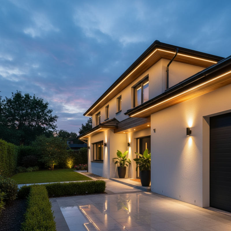 Eave Lighting Ideas for Stunning Home Aesthetics and Safety?