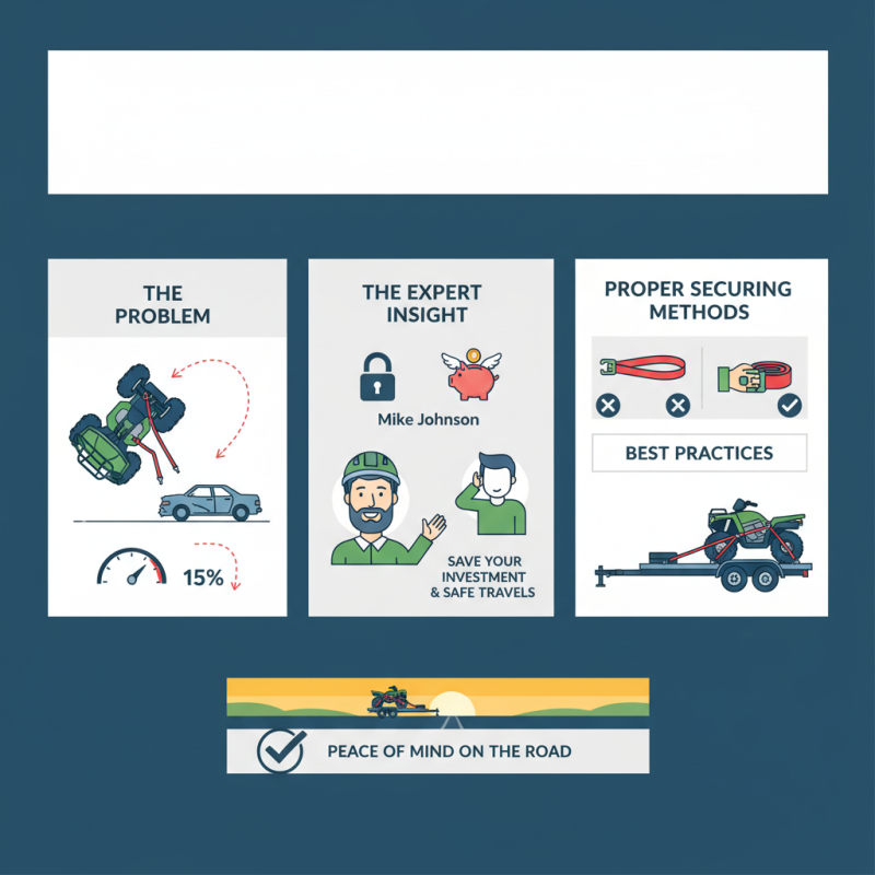 2026 How to Secure ATVs with Tie Downs Effectively?