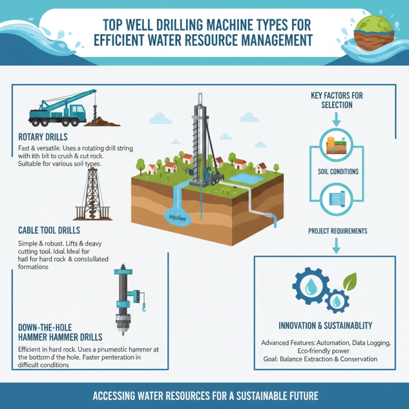 Top Well Drilling Machine Types for Efficient Water Resource Management?