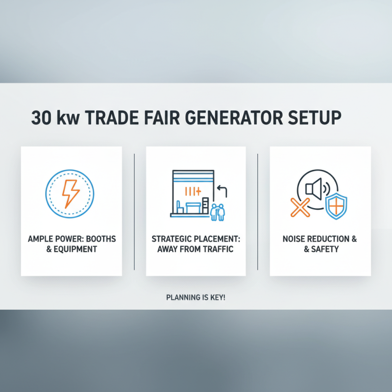 Why Choose a 30 Kw Generator for Global Trade Fairs?
