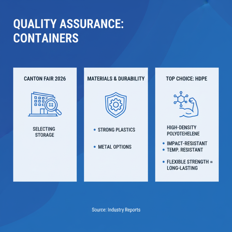How to Choose 40 Storage Containers at Canton Fair 2026?