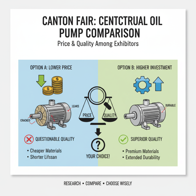 How to Choose the Best Centrifugal Oil Pump at Canton Fair?