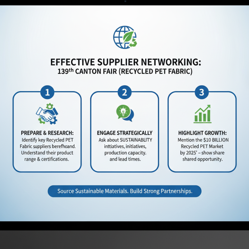 How to Source Recycled Pet Fabric at the 139th Canton Fair?