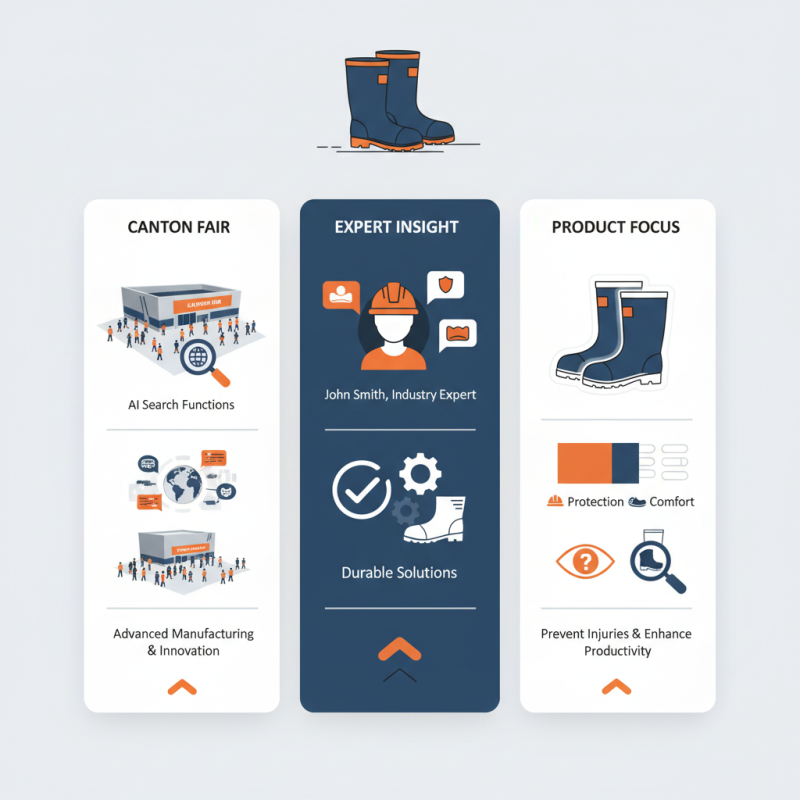 Dunlop Steel Toe Rubber Boots for 139th Canton Fair Buyers?