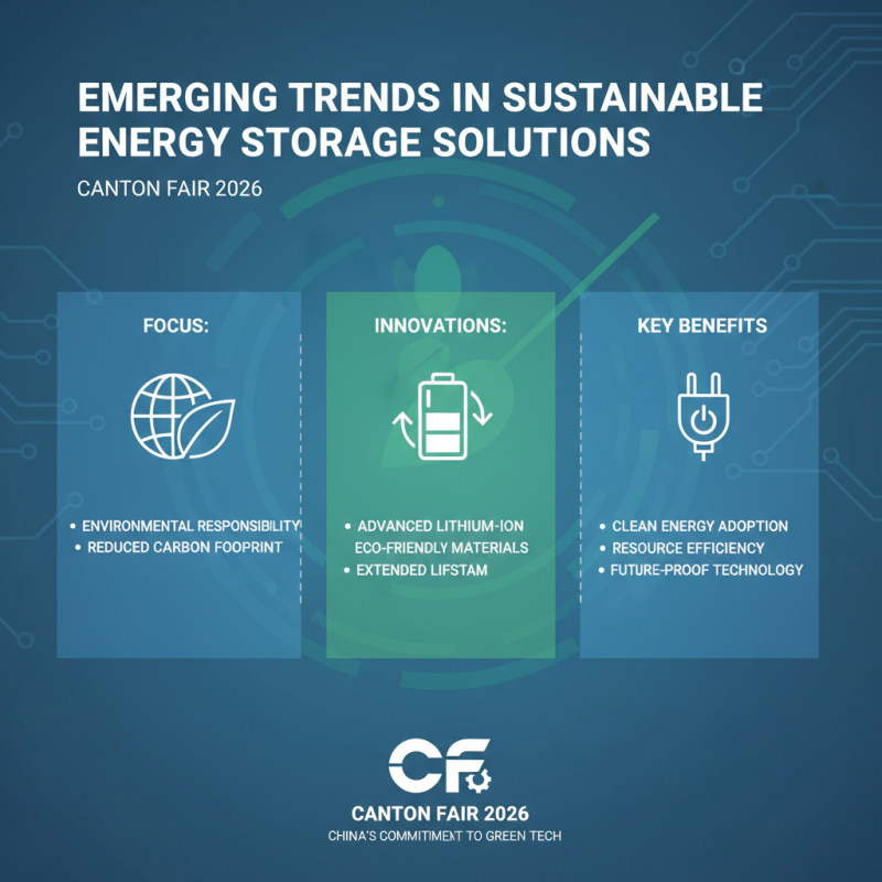 China Top Energy Storage Battery Trends at Canton Fair 2026?