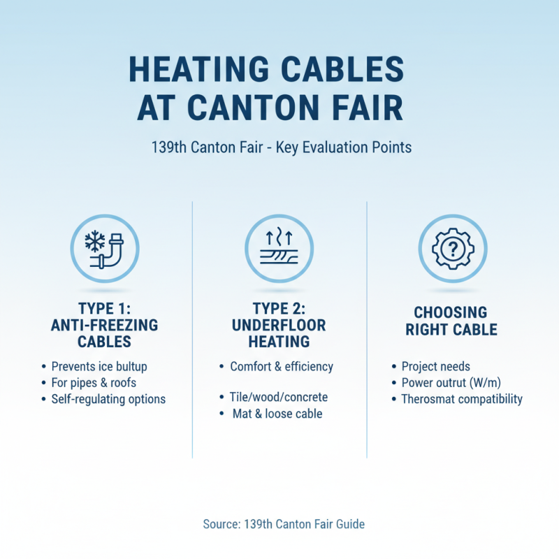 How to Choose Heating Cables at the 139th Canton Fair?