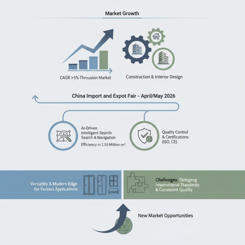 Top Decoration Aluminum Profiles at China Import and Export Fair?